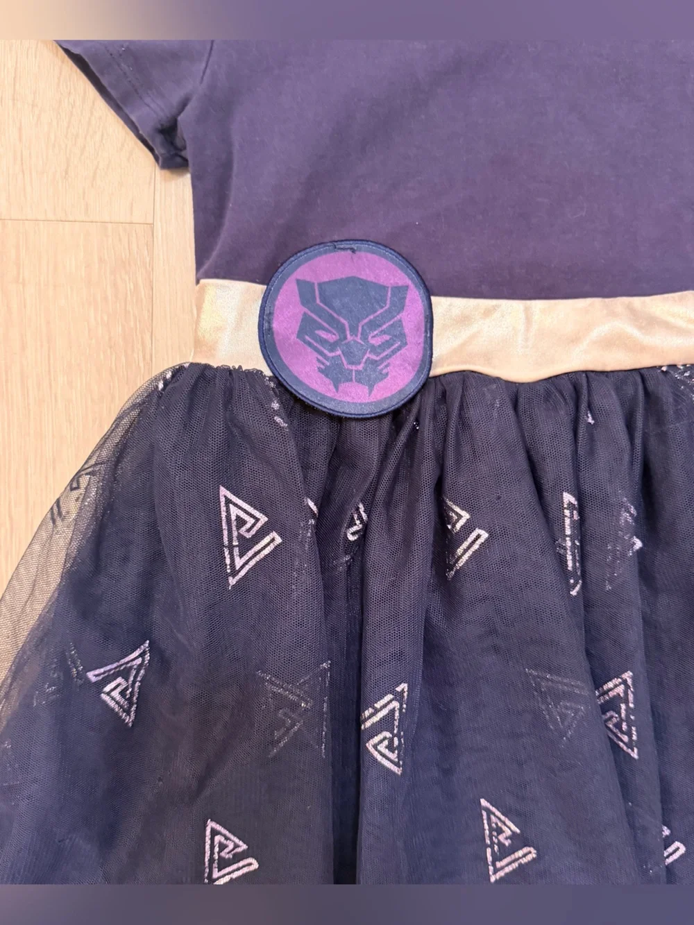 Marvel Black Panther Girls Cosplay Hoodie Dress Size Small - Picture 2 of 7